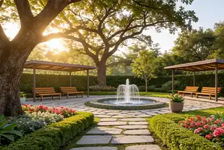 Landscaped garden